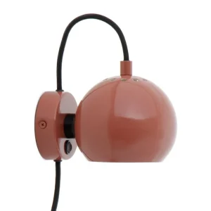 NUAD Wandleuchten-Frandsen Ball Wandleuchte, 12 cm, glänzend rot