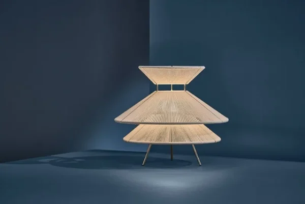Normann Copenhagen Tischlampen-Frandsen Kiku Tischleuchte, weiß