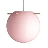 Frandsen Deckenleuchten-Koi Pendelleuchte, 25 cm, Rose-Opal - Messing