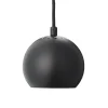 Frandsen Deckenleuchten-Pendelleuchte Ball, 12 cm, matt-schwarz