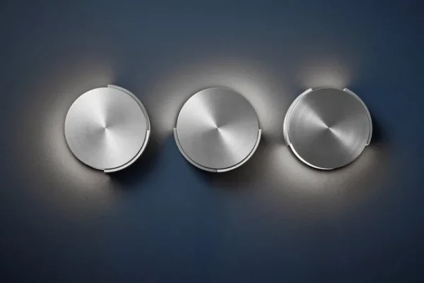 u00d6rsju00f6 Wandleuchten-Frandsen Rotate Wandleuchte, gebürstetes Aluminium