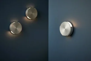 u00d6rsju00f6 Wandleuchten-Frandsen Rotate Wandleuchte, gebürstetes Aluminium
