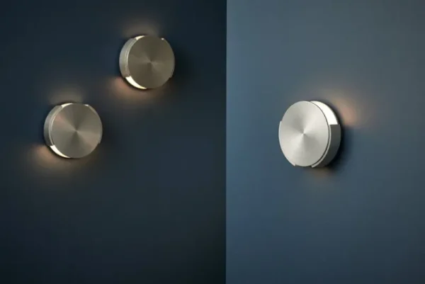 u00d6rsju00f6 Wandleuchten-Frandsen Rotate Wandleuchte, gebürstetes Aluminium