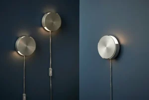 u00d6rsju00f6 Wandleuchten-Frandsen Rotate Wandleuchte, gebürstetes Aluminium