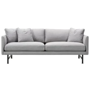 &Tradition Sofas Und Liegen-Fredericia Calmo 95 Sofa, 2-Sitzer, schwarzer Stahl - Sunniva 242