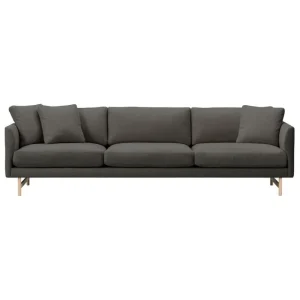 &Tradition Sofas Und Liegen-Fredericia Calmo Sofa 80, 3-Sitzer, Eiche lackiert - Sunniva 173