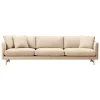 Hem Sofas Und Liegen-Fredericia Calmo Sofa 80, 3-Sitzer, Eiche lackiert – Sunniva 811