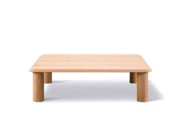 Normann Copenhagen Tische-Fredericia Islets Couchtisch, 110 x 110 cm, hell geölte Eiche