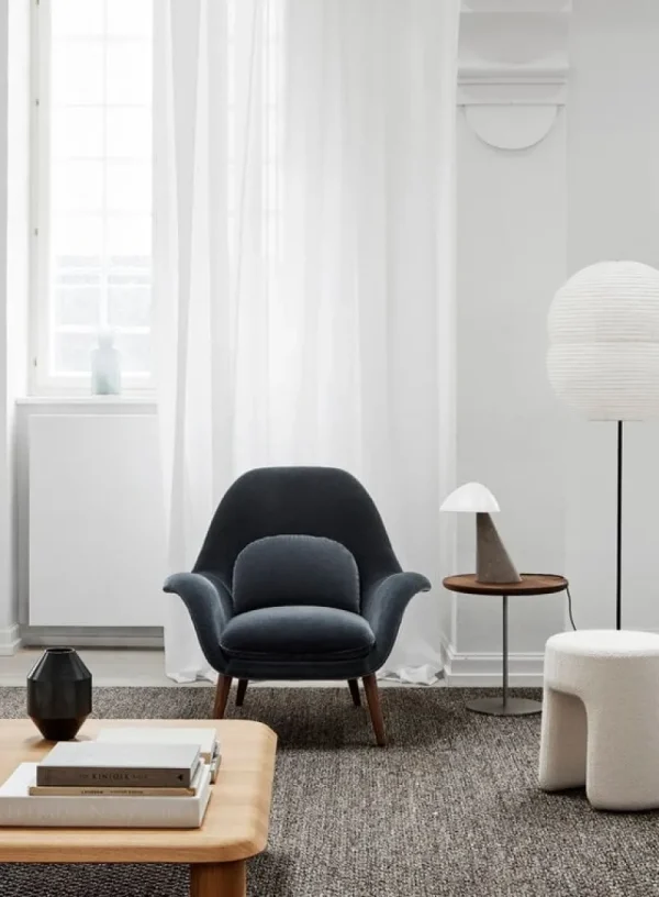 Normann Copenhagen Tische-Fredericia Islets Couchtisch, 110 x 110 cm, hell geölte Eiche