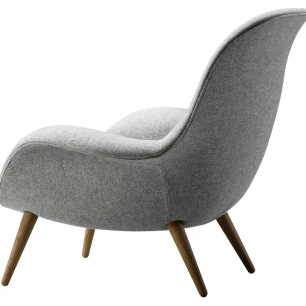 Normann Copenhagen Sitzgelegenheiten-Fredericia Loungesessel Swoon, Hallingdal 130 – Räuchereiche