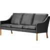Hem Sofas Und Liegen-Fredericia Mogensen 2209 Sofa, Schwarz – Nussbaum