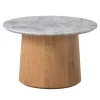 Wendelbo Tische-Fredericia Niveau Couchtisch, 45 cm, Esche geölt - Tundragrau