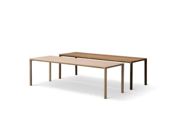 Fredericia Tische-Piloti Couchtisch, 120 x 39 cm, Eiche geräuchert