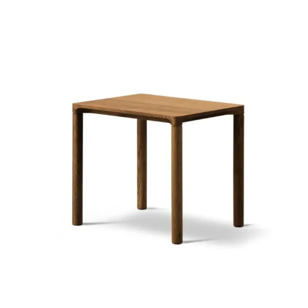 &New Tische-Fredericia Piloti Couchtisch, 39 x 31 cm, Eiche geräuchert