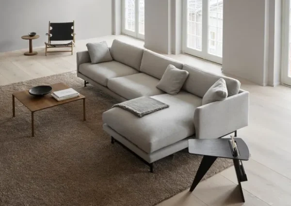Fredericia Tische-Piloti Couchtisch, 75 x 75 cm, Eiche geräuchert