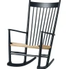&Tradition Sitzgelegenheiten-Fredericia Schaukelstuhl J16, schwarz