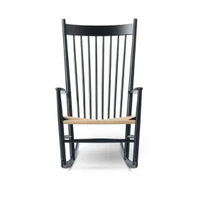 &Tradition Sitzgelegenheiten-Fredericia Schaukelstuhl J16, schwarz