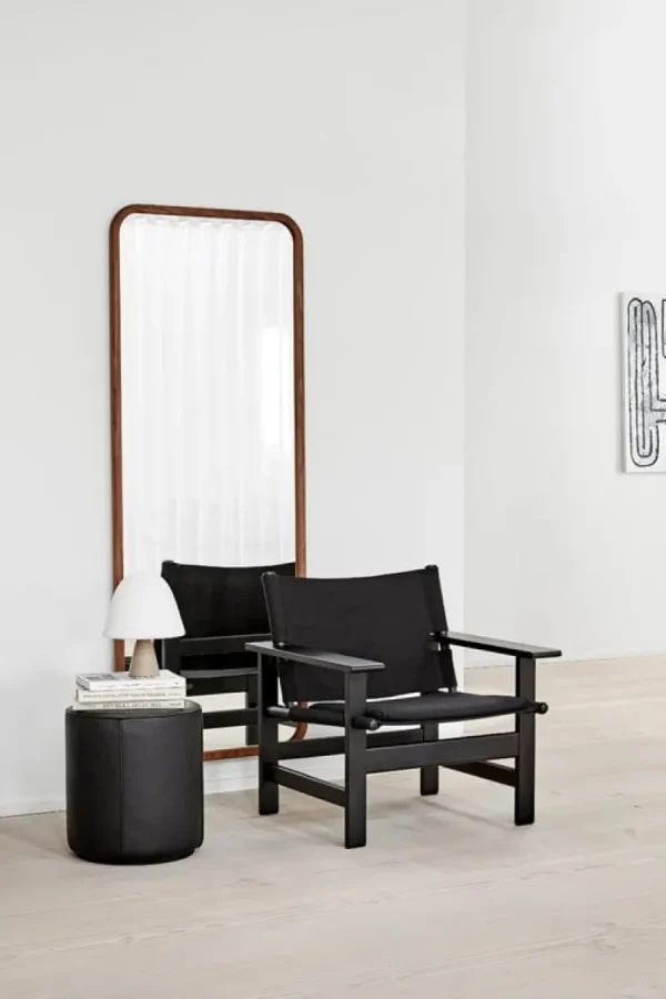 Montana Furniture Spiegel-Fredericia Silhouette Spiegel, 70 x 180 cm, Nussbaum geölt