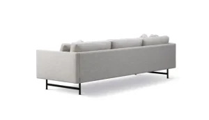 Tapio Anttila Collection Sofas Und Liegen-Fredericia Sofa Calmo 80, 3 Sitzer, Ruskin 10 – schwarzer Stahl