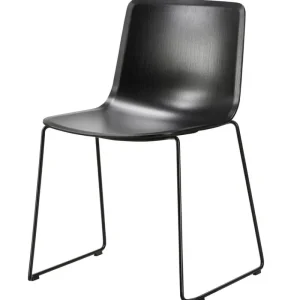 Normann Copenhagen Sitzgelegenheiten-Fredericia Stuhl Pato, Kufengestell, schwarz