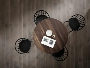 Muuto Tische-Fredericia Taro Esstisch, rund, 120 cm, geräucherte Eiche