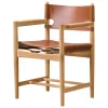 Carl Hansen & Su00f8n Sitzgelegenheiten-Fredericia The Spanish Dining Chair mit Armlehnen, cognacfarbenes Leder