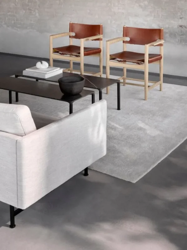 Normann Copenhagen Sitzgelegenheiten-Fredericia The Spanish Dining Chair mit Armlehnen, cognacfarbenes Leder
