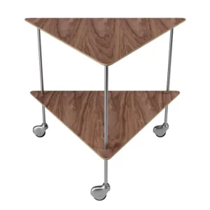 NORR11 Tische-Fritz Hansen AJ Servierwagen, Nussbaum