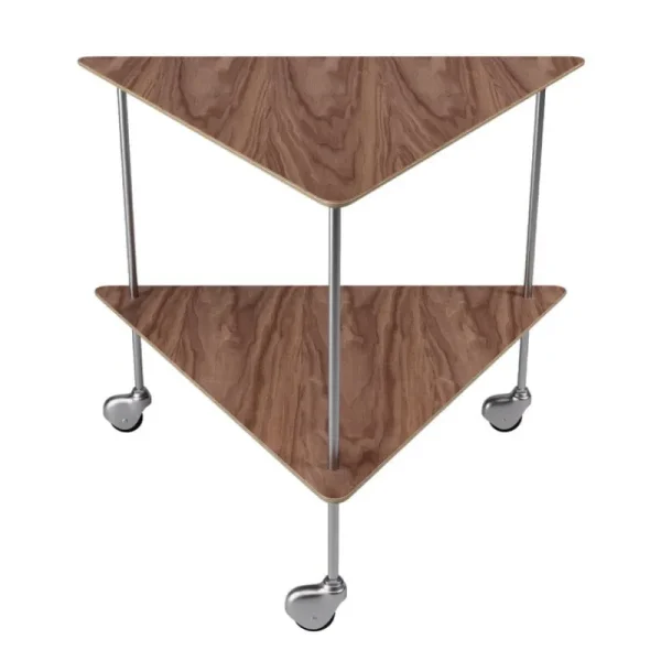 NORR11 Tische-Fritz Hansen AJ Servierwagen, Nussbaum