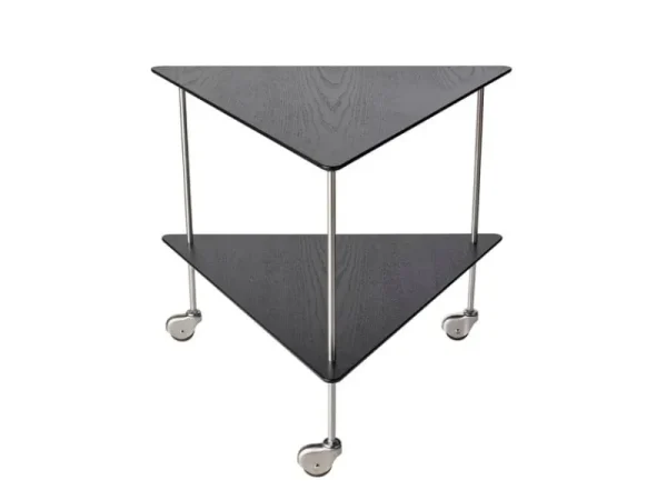 FontanaArte Tische-Fritz Hansen AJ Servierwagen, schwarze Esche