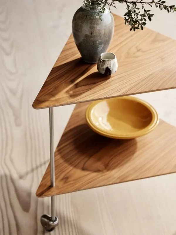 NORR11 Tische-Fritz Hansen AJ Servierwagen, Nussbaum