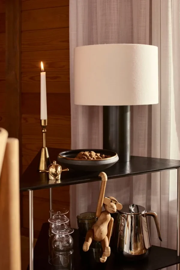 FontanaArte Tische-Fritz Hansen AJ Servierwagen, schwarze Esche