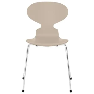 Raawii Sitzgelegenheiten-Fritz Hansen Ant Stuhl 3101, Esche hellbeige - Chrom