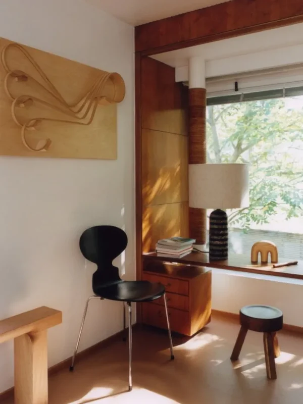 Woodnotes Sitzgelegenheiten-Fritz Hansen Ant Stuhl 3101, schwarze Esche - Chrom