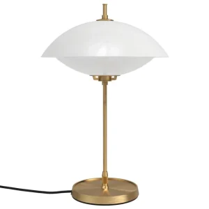 Fritz Hansen Tischlampen-Clam Tischleuchte, Opal - Messing