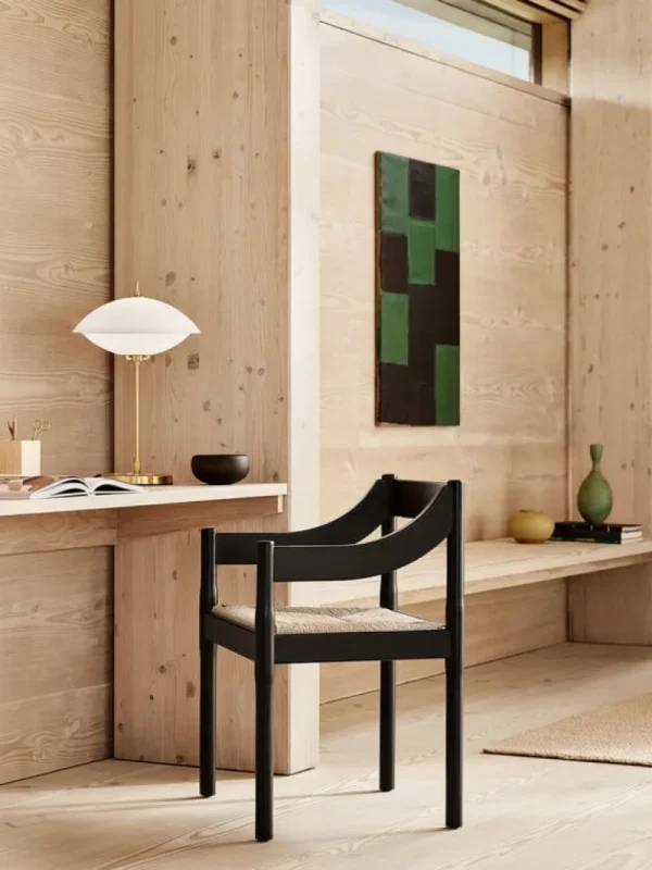 Fritz Hansen Tischlampen-Clam Tischleuchte, Opal - Messing