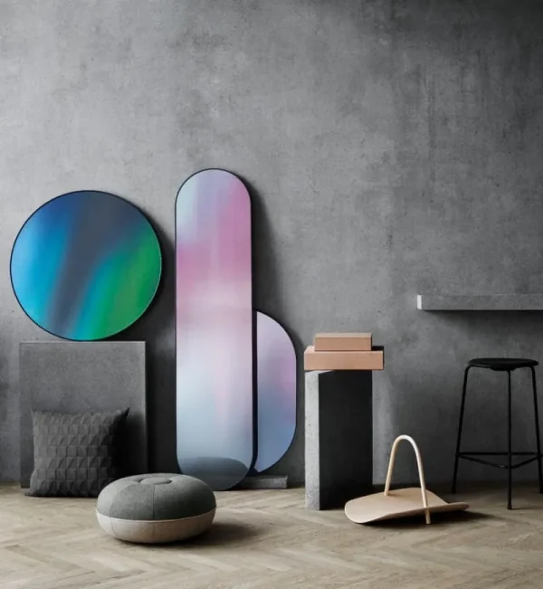 Fredericia Sitzgelegenheiten-Fritz Hansen CM Pouf, groß, grau