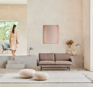 Fritz Hansen Sitzgelegenheiten-CM Pouf, Groß, Beige