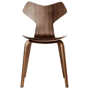 Fritz Hansen Sitzgelegenheiten-Grand Prix 4130 Stuhl, Walnuss