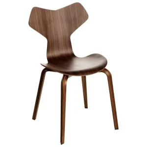 Fritz Hansen Sitzgelegenheiten-Grand Prix 4130 Stuhl, Walnuss