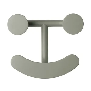 Fritz Hansen Garderoben Und Kleiderbügel^Happy Haken, Grüngrau