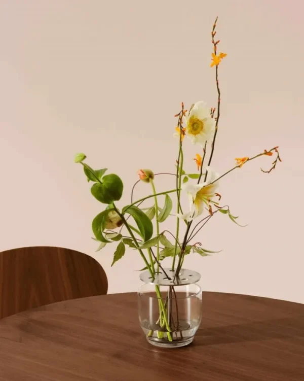 Fritz Hansen Vasen-Ikebana Vase, klein, Stahl