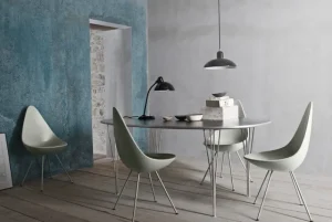 Warm Nordic Deckenleuchten-Fritz Hansen Kaiser Idell 6631 P Pendelleuchte, mattschwarz