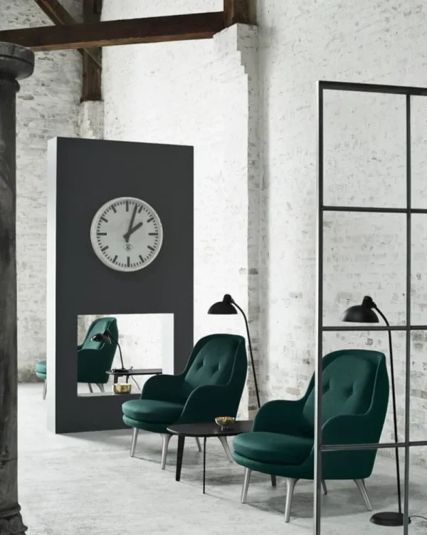 Le Klint Stehleuchten-Fritz Hansen Kaiser Idell 6556 F Stehleuchte, mattschwarz