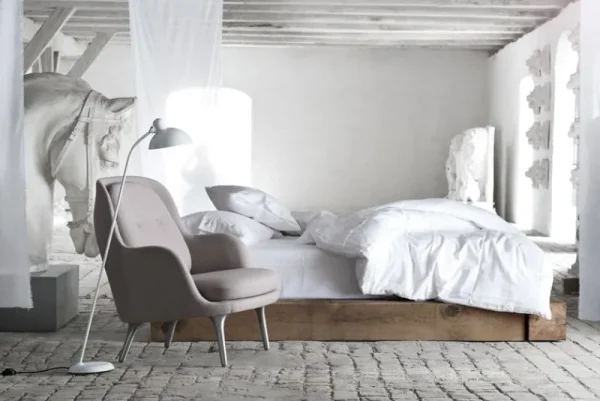 Muuto Stehleuchten-Fritz Hansen Kaiser Idell 6556 F Stehleuchte, weiß