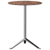 HAY Tische-Fritz Hansen Little Friend KS12 Beistelltisch, hochglanzpol. Alum. - Nussbaum