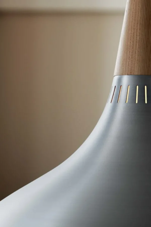 New Works Deckenleuchten-Fritz Hansen Pendelleuchte Orient P1, Aluminium