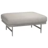 Form & Refine Sitzgelegenheiten-Fritz Hansen PL110 Lissoni Ottomane, matt polierter Stahl - Clay 0012