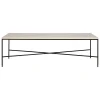 HAY Tische-Fritz Hansen Planner MC350 Couchtisch, Schwarz - Marmor Cream