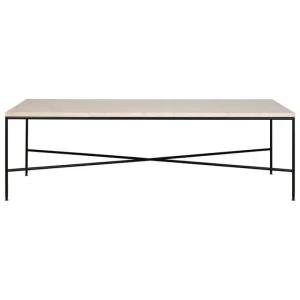 HAY Tische-Fritz Hansen Planner MC350 Couchtisch, Schwarz - Marmor Cream